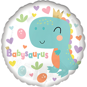Balon rotund - baby dinozaur 43 cm