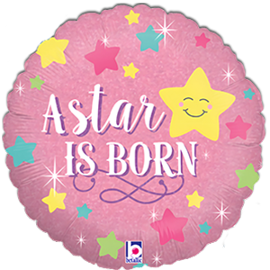 Balon rotund - A star is Born - Roz - 46cm