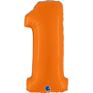 Cifra 1 - portocaliu - 102 cm