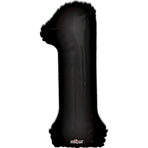 Cifra 1 - negru - 86 cm