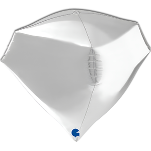 Diamant 4D - argintiu - 46 cm