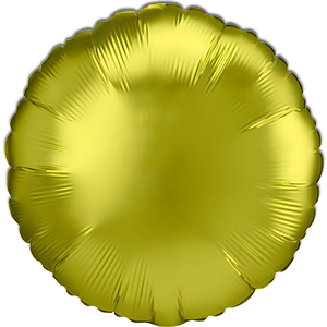 Balon rotund - lemon satin - 43 cm