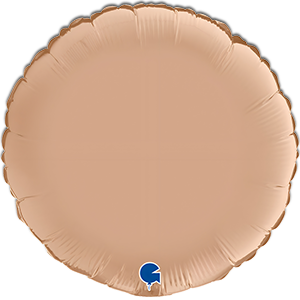 Balon rotund - satin nude - 46 cm