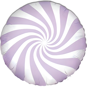 Balon rotund - acadea - alb lavanda - 35 cm