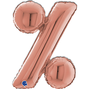 Simbol % - rose gold - 66 cm