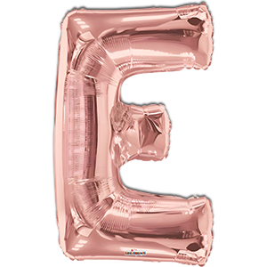 Litera E - rose gold - 86 cm