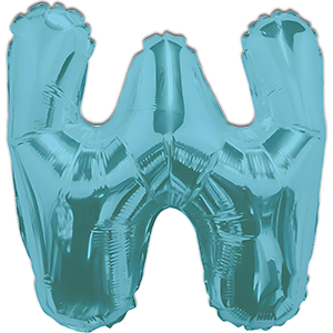 Litera A - bleu - 35 cm
