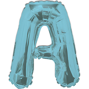 Litera B - bleu - 35 cm