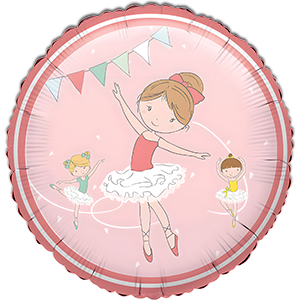Balon rotund - Balerina - 43 cm