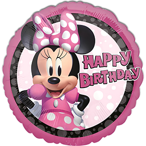 Balon rotund - Minnie Mouse - Model 1 - 43cm