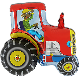 Tractoras - rosu - 76 cm