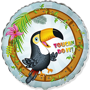 Balon rotund - Papagal - Tucan - 45 cm