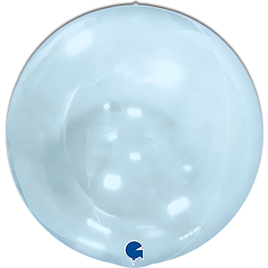 Sfera 4D Albastru Transparent - 38 cm