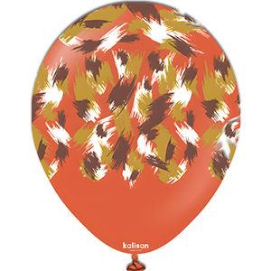 Balon latex - Safari savana - Rust orange - 30 cm