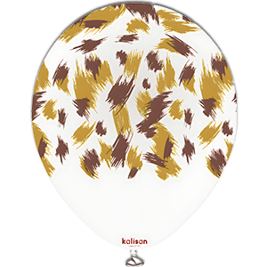 Balon latex - Safari savana - White - 30 cm