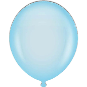 Baloane Latex Extra Transparent Albastru - 30 cm