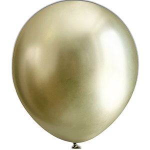 Baloane Latex Mirror Green gold - 30 cm