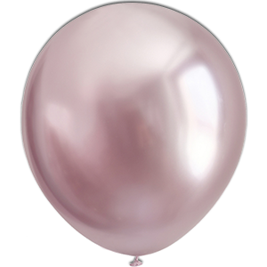 Baloane Latex Mirror Pink Gold - 30 cm