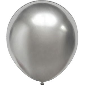 Baloane Latex Mirror Silver - 30 cm